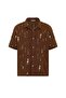 Oversize Perforated Knitwear Shirt