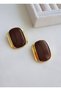 Brand Model Vintage Plate Earrings (4 cm) - 2