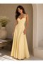 Women's Strappy Low-Cut Corset Lace-Up Long Stylish Evening Dress