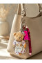 Rosie Bear Macrame Charm Keychain - 2