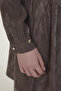 Scarf Collar, Flounce Detailed Belted Brown Suit 1822 - 6