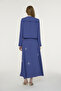 Elegant Violet Suit with Short Jacket and Stone Embellishments 1523 - 6