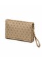 Women's Monogram Printed Clutch Handbag Stylish and Everyday Use Portfolio Bag - 2