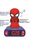 Digital Alarm Night Light Snooze and Marvel Spider Man Superheroes Sound Effects-Boys Clock-Luminous Spiderman, Blue Colour - 4