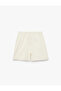 Lace-Up Pocketed Comfortable Fit High Waist Shorts - 5