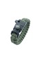 Khaki Paracord Bracelet with Compass M3 - Survival Bracelet - 5