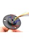 6 Channels 2/4/6/12 Channels/ Rings Slipring with Hole Dia.5mm 2A Electric Slip Ring Hollow Shaft - 6