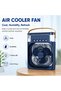 Portable Air Cooler Fan with Humidifier 3-Speed Turbo Cooling LED Night Light USB Powered Personal Air Cooler for Home, Office & Travel - 2
