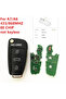 868MHZ not smart 3 BUTTON Flip Key Car Remote Key 868/433 Mhz electronic 8E Chip For Aud Q7 A6 2007