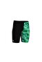 Boy's Logo Graphic Swim Jammer Blacksoft Green Multi - 2