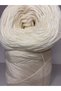 White Italian Mercerized Viscose, White Glitter (5 Layers of Winding) (Summer, Seasonal) Knitting Yarn 200Gr - 3