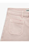 Pocket Detailed Regular Waist Cotton Slim Fit Mini Shorts - 6