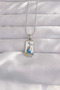 316L Steel Silver Color White Enamel Girl Figure Tarot Pendant 5886 - Eterna3653-6507