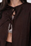 Pre-Tieded Jacquard Knitted Skirt Suit - 8