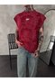 Unisex Washable Printed Sleeveless T-Shirt - 3
