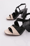 888 Women's Cross-Strapped Heeled Shoes - 4