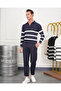High Quality Zipper Detailed Patterned Knitwear - 3
