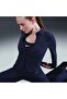 Zenvy Dri-Fit Ls Top Women's Navy Blue Sweatshirt Fv7423-410 - 2