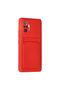 Redmi Note 10 Pro Case Kelvin Silicone with Business Card Holder - Red - 2