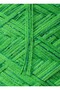 Grass Green Multi-Strand Italian Mercerized Cotton and One-Layer Green Glitter Knitting Yarn (400 Gr.) - 3