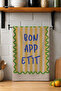 منشفة مطبخ ملونة مطبوعة بتصميم BON APPETIT مقاس 40x60، قماش تجفيف - 4