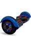 Self Balancing Hoverboard with LED Wheels and Light-Up Display, Blue & Black - 3