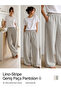 Striped Cotton Trousers - 2