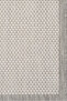Fresco Anthracite Ecru Washable Nordic Bordered Bath Mat 60 X 100 23745P - 3