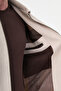 Textured Slim Fit Shirt Collar Seasonal Men's Coat Beige - 39668.26Y - 7