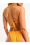 Swimsuit, Orange/White - 2