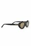 Set of Two Women's Sunglasses White Brown & Black Nude Uv400 - 5