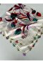 Handcrafted Needlepoint Embroidered Writing/Needlepoint/Needlepoint Yemeni/Handcrafted Cheesecloth/Hand Knitting