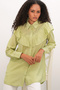 Women's Ruffle Detailed Shirt Tunic 5994 - E.Green