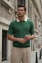 Mirny Men's Nefti Slim Ribbed Knitwear Polo T-Shirt