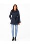 Women's Casual Lined Short Trench Coat - Belted Seasonal Jacket - 3