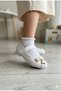 Girl's White Patent Leather Mary Jane Ballerina Shoes with Gold Double Buckle Evening Dress Shoes - 3