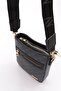 Modern Stylish Dotted Shoulder Bag Women's Convenient Bag Black - 4
