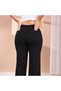 Premium High Waist Flared Pants Premium Textured High Waist Pants - 5
