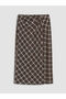Nevavm Gathered Plaid Skirt with a Difference
