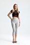 Coffee Lace Short Sleeve Crop - 5