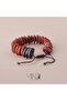 Red Datestone Bracelet for Men, Natural Date Pit Beaded Bracelet, Handmade Adjustable Jewelry - 2