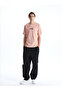Esvab • Modern & Distinctive Zero Roba Collar Printed Combed Cotton Men's T-Shirt - 3