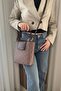 حقيبة نسائية بنية اللون - حزام طويل قابل للتعديل، حقيبة يد وكتف - 3
