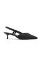 İst F80 Pointed Toe Straw Detailed Heeled Shoes