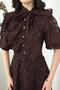 Bow-Tie Patterned Long Dress - 2