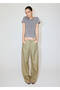 Fiyonklu keten pantolon - 2