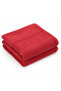 Cotton Hand Towel – Red | 50×100 cm
