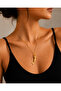 Elowen Gold Mermaid Figured Necklace