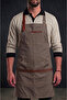 Barista Waiter Apron – Professional Cafe Apron with Leather Straps