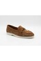 Genuine Suede Leather Loafer Casual Women's Shoes - 4